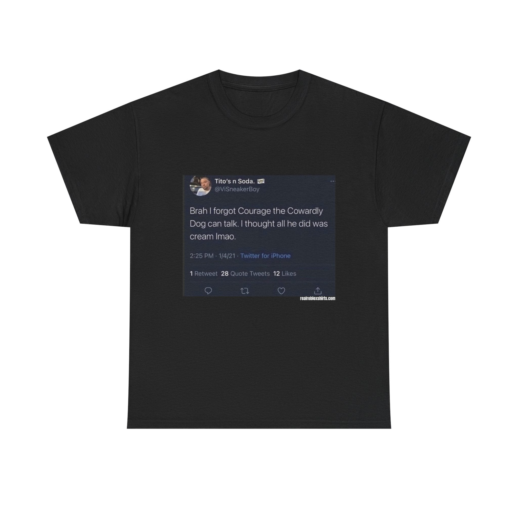 I Thought Courage Only Creamed T-Shirt
